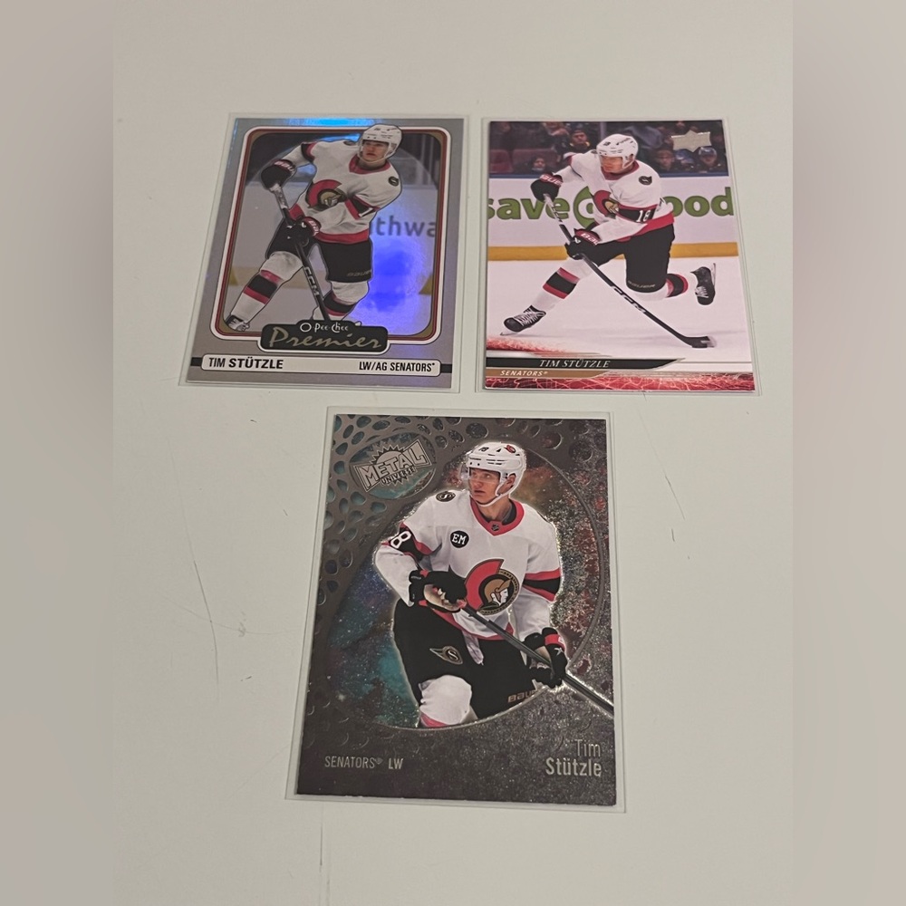 🏒 Tim Stützle Ottawa Senators 3-Card Superstar Lot
